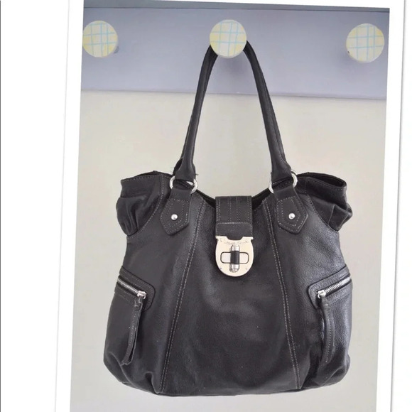 Etienne Aigner leather hobo bag - Picture 1 of 8